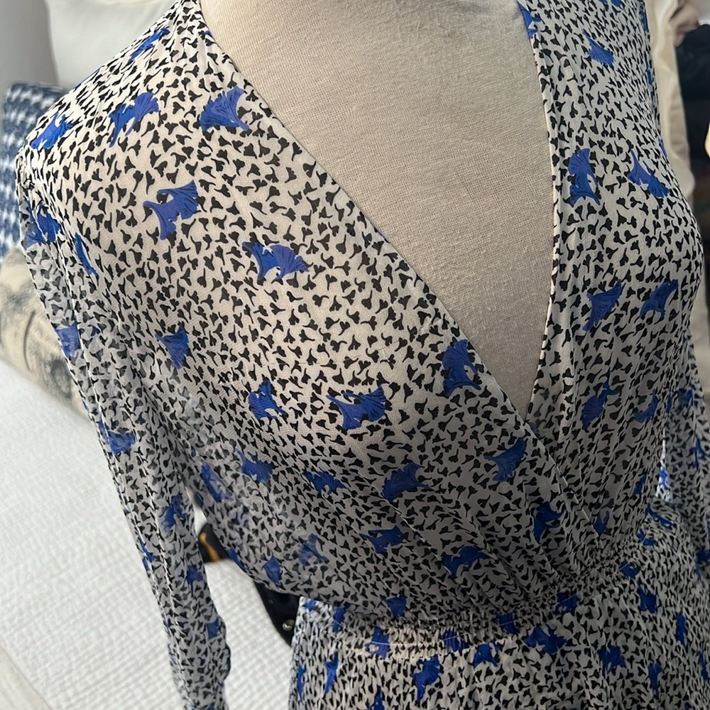 Maje Flower Print Dress - Picture 2 of 10